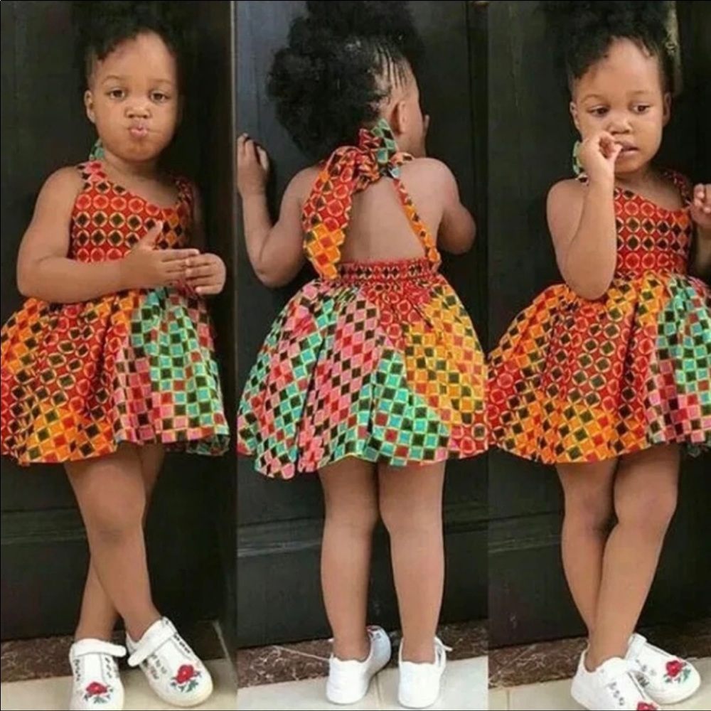 Girls Multi-Color Sundress